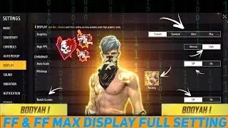 FREE FIRE MAX DISPLAY SETTING FULL DETAILS | FREE FIRE SETTING | FREE FIRE DISPLAY SETTING