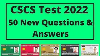 FREE CSCS Test 2022 | CSCS Revision 2022 | CiTB Health & Safety Test 2022 | CSCS Card Test