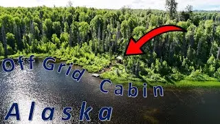Daily Life at Our Off Grid Cabin in Remote Alaska: Building, Chainsaw, Firewood, Homemade Curtains