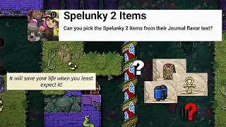 Can I Match EVERY Spelunky 2 Item With It's Description???