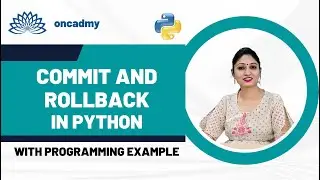 Database Programming commit and rollback sql statements 