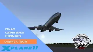PanAm B727-200 Landing at Munich | XPLANE11