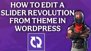 How to Edit a Slider Revolution from Theme in WordPress