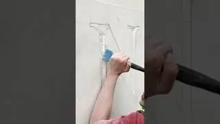 SATISFYING ASMR LETTER CARVING | CRAFTSMANSHIP AT IT'S BEST 👌 #calligraphy #ASMR #carving