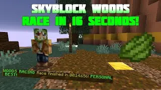 Hypixel Skyblock- Woods race in 16 seconds tutorial
