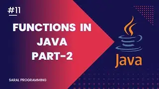 Functions in java||Java functions||saral programming||java:zero to hero||part-2