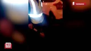 Во время салюта 9 мая один из снарядов попал в машину