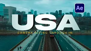 Camera Fly Through 3D Text Animation in After Effects - After Effects Tutorial
