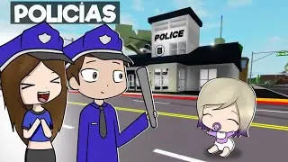 ME ADOPTA UNA FAMILIA DE POLICÍAS EN BROOKHAVEN ROBLOX