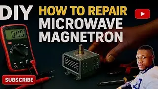 ENGLISH: How To Repair A Magnetron Of Microwave. FIXED. DIY.