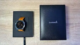 Garmin Epix 2 Unboxing | ASMR Unboxing + Leather Band Brown | Full Set up