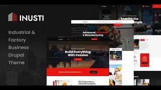 Existing installation - Inusti - Industrial & Factory Business Drupal 10 Theme