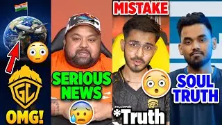 This NEWS is Very SERIOUS😰 GodLike SHOCKED Everyone🇮🇳🔥 8Bit Goldy,Admino Gaming, Manya on Soul TRUTH