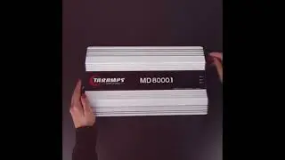 #SHORTS - UNBOXING AMPLIFICADOR 1 CANAL TARAMPS MD8000.1 - 8000Wrms