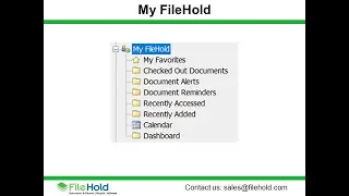 Webinar Wednesday -  My FileHold