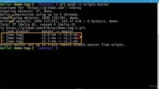 099 Git Tagging Pushing Annotated Tags by default Lab
