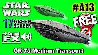 GR 75 Medium Transport Star Wars Green Screen 3D