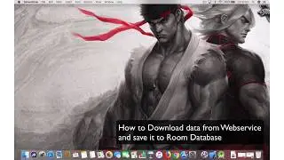 Android Kotlin: How to download data from webservice and store in Room DB