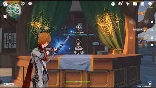 Katheryne is not afraid of Childe's charged attack (Liyue adventure guild) : Genshin Impact