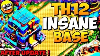 NEW BEST TH12 BASE LINK 2023 | TOP 6 TH12 WAR/CWL/TROPHY/HYBRID BASE WITH LINK - COC |