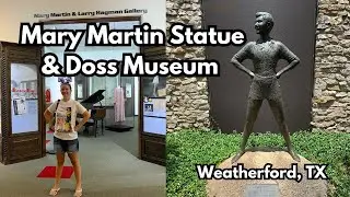 Visiting The Home of My Favorite Peter Pan- Mary Martin! Seeing the Statue | Doss Museum