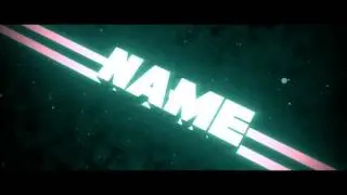 3D chill Blender intro template+TUTORIAL