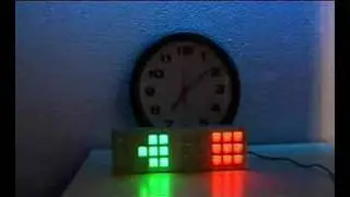 TIX UHR, TIX CLOCK, LED Clock, Display