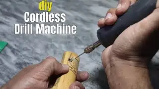 How to make Drill Machine at home, How to make a Cordless Drill Machine