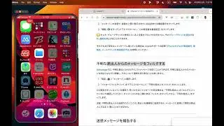 SMSで詐欺の被害にあわない、フィッシングサイトに引っかからない、安心してSMSを利用する方法のご紹介（無料、追加アプリなし、iPhone編）