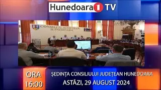 ȘEDINȚA CONSILIULUI JUDEȚEAN HUNEDOARA la „HUNEDOARA ÎN DIRECT".
