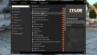 Zygor Guides 6.1 - New Guide Menu