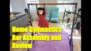 PreGymnastic Foldable Gymnastics Bar Assembly and Review #gymnastics