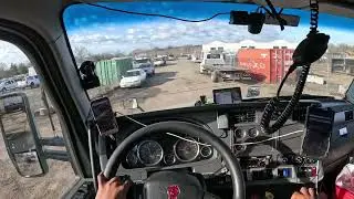 Truck driver misses entrance for delivery | OTR Truck Driver
