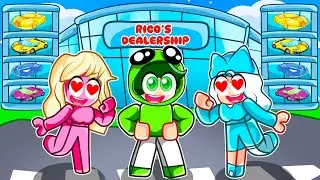 I Made A $100,000,000 SUPERCAR DEALERSHIP to RIZZ GIRLS In Roblox Driving Empire!