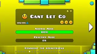 ПРОХОЖДЕНИЕ ИГРЫ GD УРОВНЯ CANT LET GO НА ТРИ МОНЕТЫ#gd #фантом666