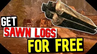 How To Get FREE Sawn Logs/Lumber! | Hearthfire DLC | TES V: Skyrim