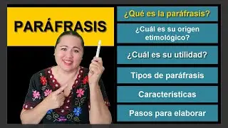 ¿cómo HACER UNA PARÁFRASIS? ✍️Tema completo