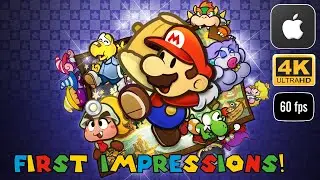 Paper Mario: The Thousand-Year Door on Mac! - First Impressions - (4K) (M3 Max)