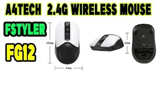 A4Tech FG12 FSTYLER 2 4G Wireless Mouse Unbox