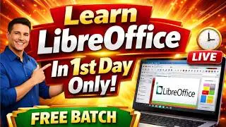 FREE LibreOffice Live Class | Complete Beginner Tutorial (Writer, Calc, Impress)