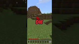 Minecraft But Mobs Die When I Look At Them! #minecraft #shorts