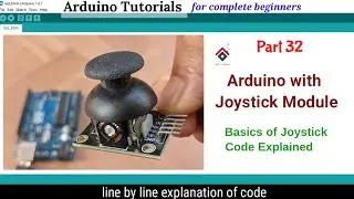 How to use Analog Joystick module with Arduino | Arduino Joystick Module full tutorial [with CODE]
