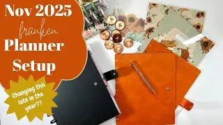 NOVEMBER 2025 PLANNER SETUP | THE HAPPY PLANNER - PLANNER MOVE IN - FRANKEN PLANNER FRANKENPLANNER