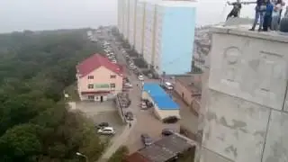 СТОООЙ!!! Девушка прыгнула с 14 этажа...