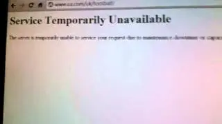EA services not available at this time