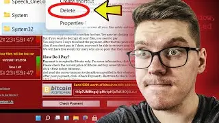 AM VIRUSAT WINDOWS 11 cu WANNACRY si APOI AM STERS SYSTEM32