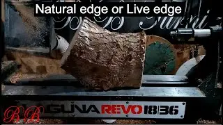 Woodturning a Natural Edge Lime Bowl
