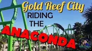 Riding the Anaconda | Gold Reef City | South African Theme Park