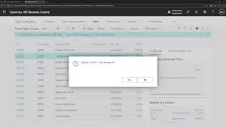 Business Central short video: How to delete Posted Sales Invoices