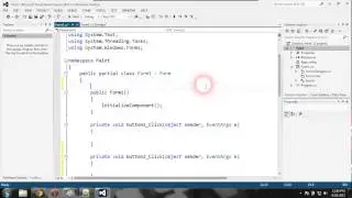 C# программа для рисования (часть 1)